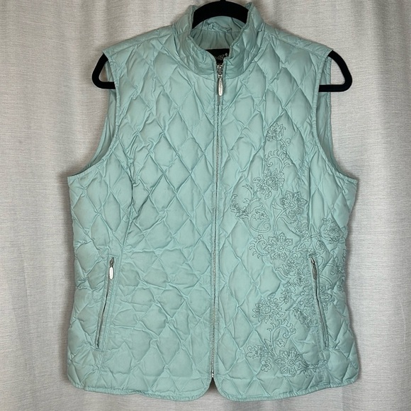 EDDIE BAUER GOOSE DOWN VEST SIZE(L) - Picture 1 of 7